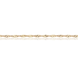 Złota delikatna bransoletka 21cm 585 do codziennego noszenia