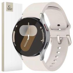 TECH-PROTECT SILICONE SAMSUNG GALAXY WATCH 4 / 5 / 5 PRO / 6 / 7 / FE STARLIGHT