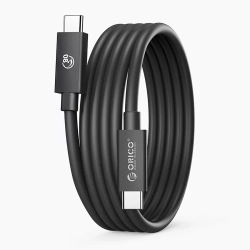 Kabel Orico USB4 Thunderbolt5 80Gbps 240W USB-C do USB-C 2m - czarny