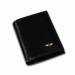 Mały, skórzany portfel męski z systemem RFID — Peterson