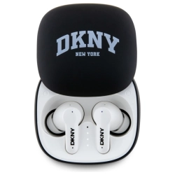 DKNY słuchawki  Bluetooth DKTWS3DNYAK    czarne/black TWS BT 3D Rubber Matte Finish