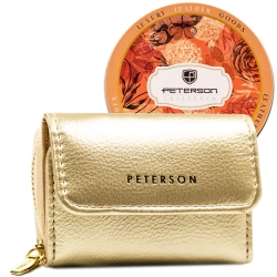 PETERSON portfel damski RFID mała portmonetka do torebki dla niej