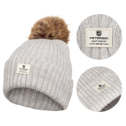 Czapka PTN HAT-08-7750 grey do codziennego noszenia zapach