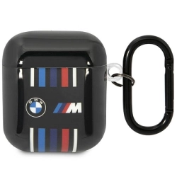BMW BMA222SWTK AirPods 1/2 coverczarny/black Multiple Colored Lines