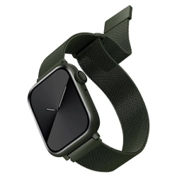 UNIQ pasek Dante Apple Watch Series1/2/3/4/5/6/7/8/9/SE/SE2 42/44/45mm Stainless Steel zielony/green