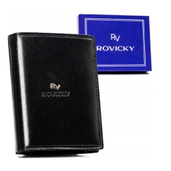 Elegancki, skórzany portfel męski - Rovicky