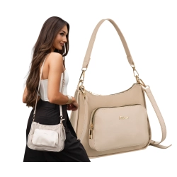 Listonoszka damska torebka miejska na ramię modna Peterson crossbody