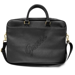 Guess Torba GUCB15PUSASBK 16czarny/black Saffiano Script