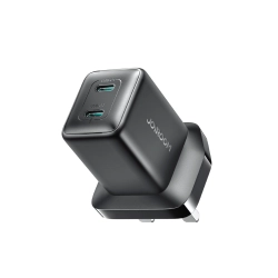 Ładowarka sieciowa Joyroom JR-TCG17 45W 2 x- USB-C (wtyczka UK) - czarna
