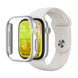 Etui ochronne AMAZINGTHING Minimal na Apple Watch Series 11 46mm - srebrne Etui ochronne AMAZINGTHING Minimal na Apple Watch Series 11 46mm - srebrne