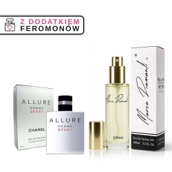 Perfumy nr 771 100ml z feromonami - zamiennik inspirowany Allure Homme Sport od Chanel