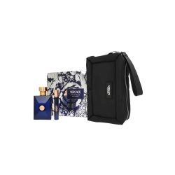 Zestaw Versace Dylan Blue Pour Homme Edt 100ml + Edt 10ml + Cosmetics Bag