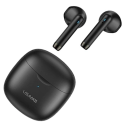 USAMS Słuchawki Bluetooth 5.0 TWS IAseries bezprzewodowe czarny/black BHUIA01 (US-IA04)