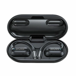 AWEI słuchawki Bluetooth 5.4 OWS T93+ stacja dokująca czarny/black