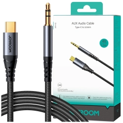 Kabel Joyroom Audio Transfer Series SY-A07 mini jack 3,5 mm / USB-C 1,2m - czarny