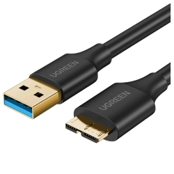 Kabel USB 3.0 - micro USB 3.0 UGREEN  US130 0.5m (czarny)