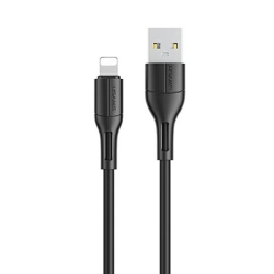 USAMS Kabel U68 lightning 2A Fast Charge1m czarny/black SJ500USB01 (US-SJ500)
