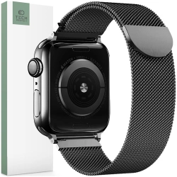 TECH-PROTECT MILANESEBAND APPLE WATCH 6 / 7 / 8 / 9 / 10 / SE (40 / 41 / 42 MM) BLACK