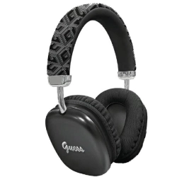 Guess słuchawki nauszne BluetoothGUBHK1GCTCSK czarny/black Gcube Metallic Script Logo