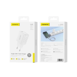 FONENG ładowarka sieciowa EU55 GaN PD 20W 1xUSB-C Biały FONENG ładowarka sieciowa EU55 GaN PD 20W 1xUSB-C Biały