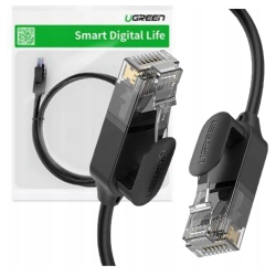 Kabel sieciowy UGREEN NW122 Ethernet RJ45, Cat.6A, UTP, 3m (czarny)