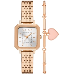 Zegarek Damski Armani Exchange ze Srebrzystą Bransoletką