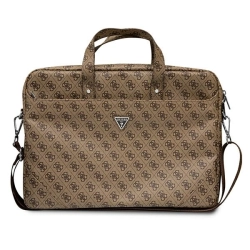 Guess Torba GUCB15P4TW 16 brązowy/ brown Saffiano 4G Triangle Logo