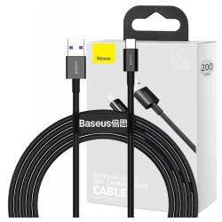 Kabel USB do USB-C Baseus Superior Series, 66W, 2m (czarny)