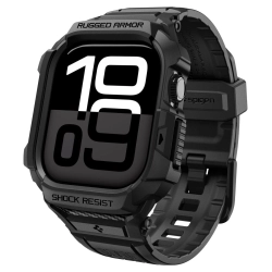 SPIGEN RUGGED ARMOR ”PRO” V2 APPLE WATCH 10 / 11 (42 MM) MATTE BLACK