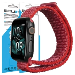 Beline pasek Apple Watch Nylon42/45/45/49mm czerwony /red