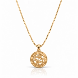 Naszyjnik ze znakiem zodiaku Ryby (C26/TAL/32AU)