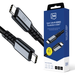 Accessories - 3mk Hyper Cable N-SERIES Thunderbolt 4 1m 48V/5A 40Gb/s 240W 8K60Hz Black