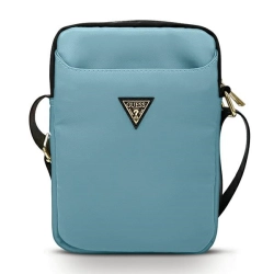 Guess Torba GUTB10NTMLLB 10 niebieski/blue Nylon Triangle Logo