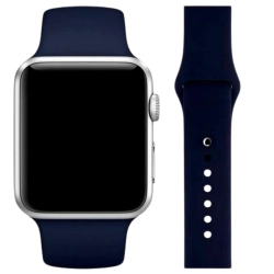 Mercury pasek Silicon Apple Watch 42/44/45 mm niebieski/navy