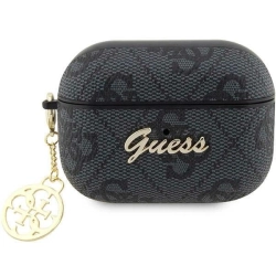 Guess GUAP2G4GSMK AirPods Pro 2(2022/2023) cover czarny/black 4G Charm Collection