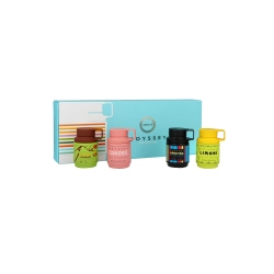 Zestaw Armaf Odyssey Miniatures Collection Edp 12ml x 4: Dubai Chocolat, Candee, Spectra Rainbow, Limoni Fresh