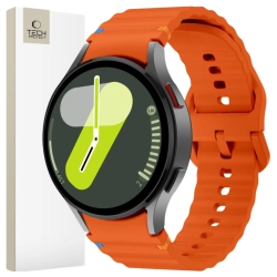 TECH-PROTECT SILICONE SPORT SAMSUNG GALAXY WATCH 4 / 5 / 5 PRO / 6 / 7 / FE ORANGE