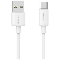 Kabel USAMS YD Series SJ708 18W 3A USB-A do USB-C 1m biały