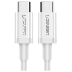 Kabel Ugreen US264 60518 USB-C / USB-C PD QC AFC 1m - biały
