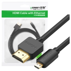 UGREEN HD127 Kabel micro HDMI - HDMI 4K 3D 1m (czarny)