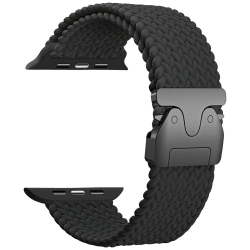 Pasek Beline Woven Nylon Parachute do    Apple Watch 42/44/45/49mm czarny