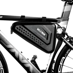 WILDMAN Etui/sakwa na ramę roweru ES19   1L uchwyt rowerowy czarna/black