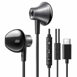 Słuchawki przewodowe UGREEN EP106 USB-C (czarne) Słuchawki przewodowe UGREEN EP106 USB-C (czarne)