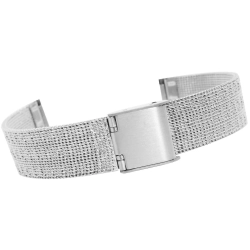 Bransoleta Fashion Mesh Srebrna IPS 14 mm FA14S
