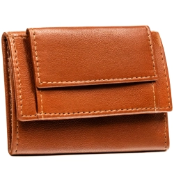 Portfel skórzany męski cienki mały slim wallet skóra naturalna zatrzask