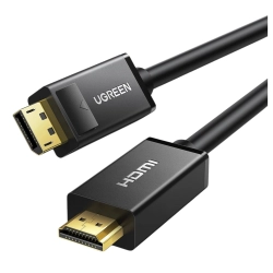 Kabel DisplayPort - HDMI Ugreen DP101 4K 3m - czarny