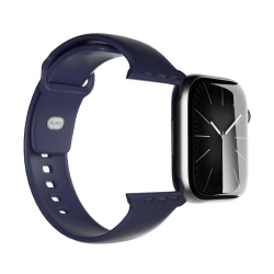 Pasek Puro Icon na Apple Watch 44/45/46/49mm - granatowy