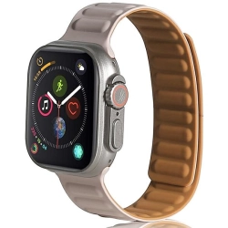 Beline pasek Apple Watch Magnetic38/40/41mm khaki