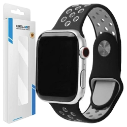 Beline pasek Apple Watch Sport Silicone38/40/41mm czarno-szary black/gray