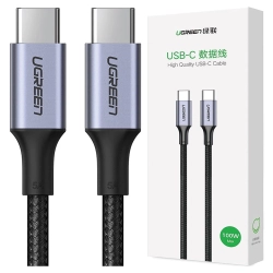 Kabel USB-C do USB-C UGREEN US316, 100W, 1.5m (czarny)